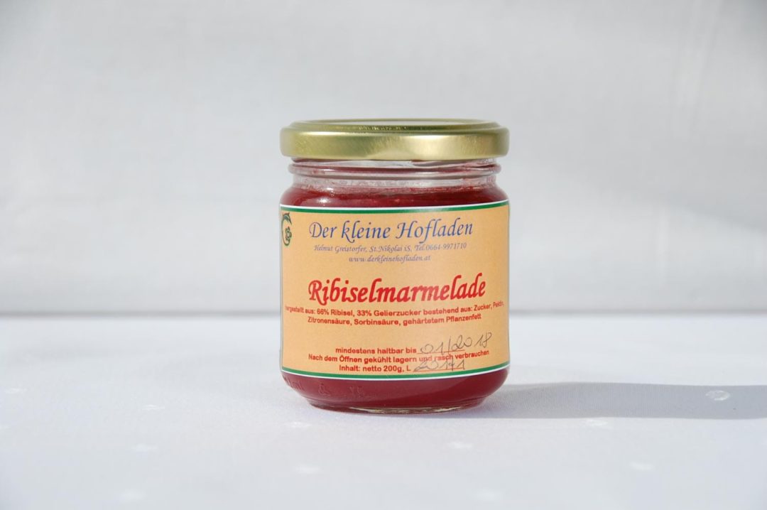 Marmelade Kleine Portionen Glas