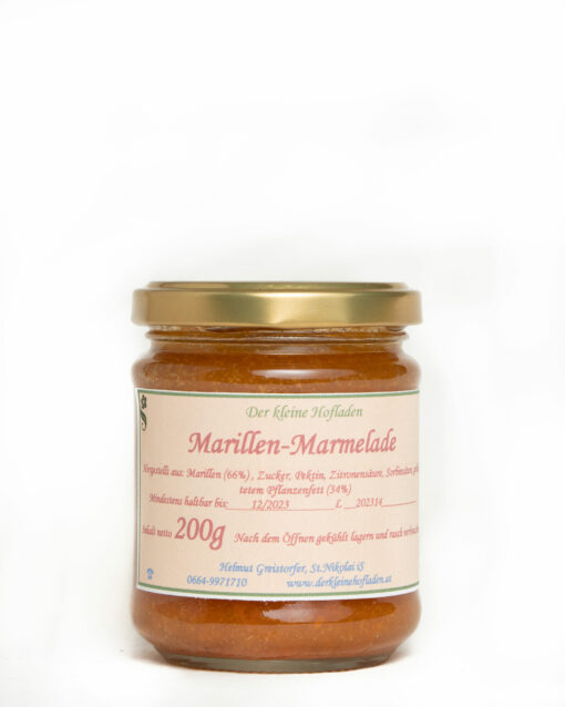 Marille-Marmelade 1 Glas - 212 ml